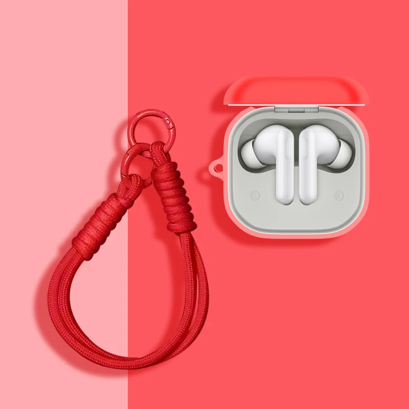 موضة حبل حقيبة سماعة الاذن غطاء ل Anker Soundcore R50i NC / P30i / R50i سيليكون سماعات لاسلكية واقية قذيفة مع هوك