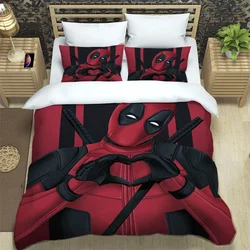 Cartoon 3D Deadpool Retro Bedding Sets exquisite bed supplies set duvet cover bed comforter set bedding set luxury birthday gift