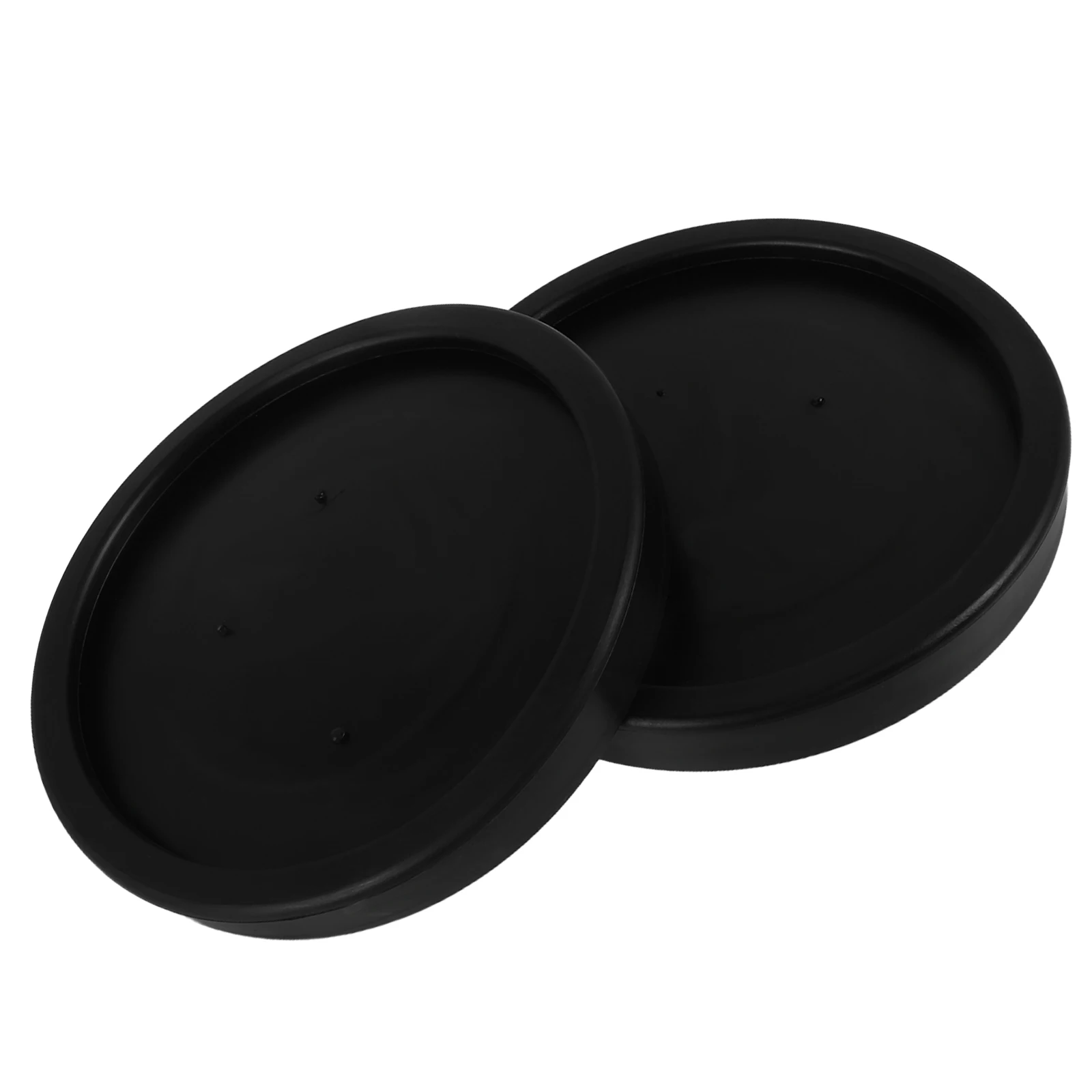 

2pcs Fitness Equipment Floor Protectors: High-Density Non-Slip Treadmill Mat Round Surface Pads For Gym Accessories Machine