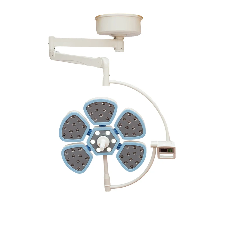 

Single-Head Five-Petal Hanging LED Shadowless Operating Lamp New Plastic Design with Electric Power Source Direct from Factory
