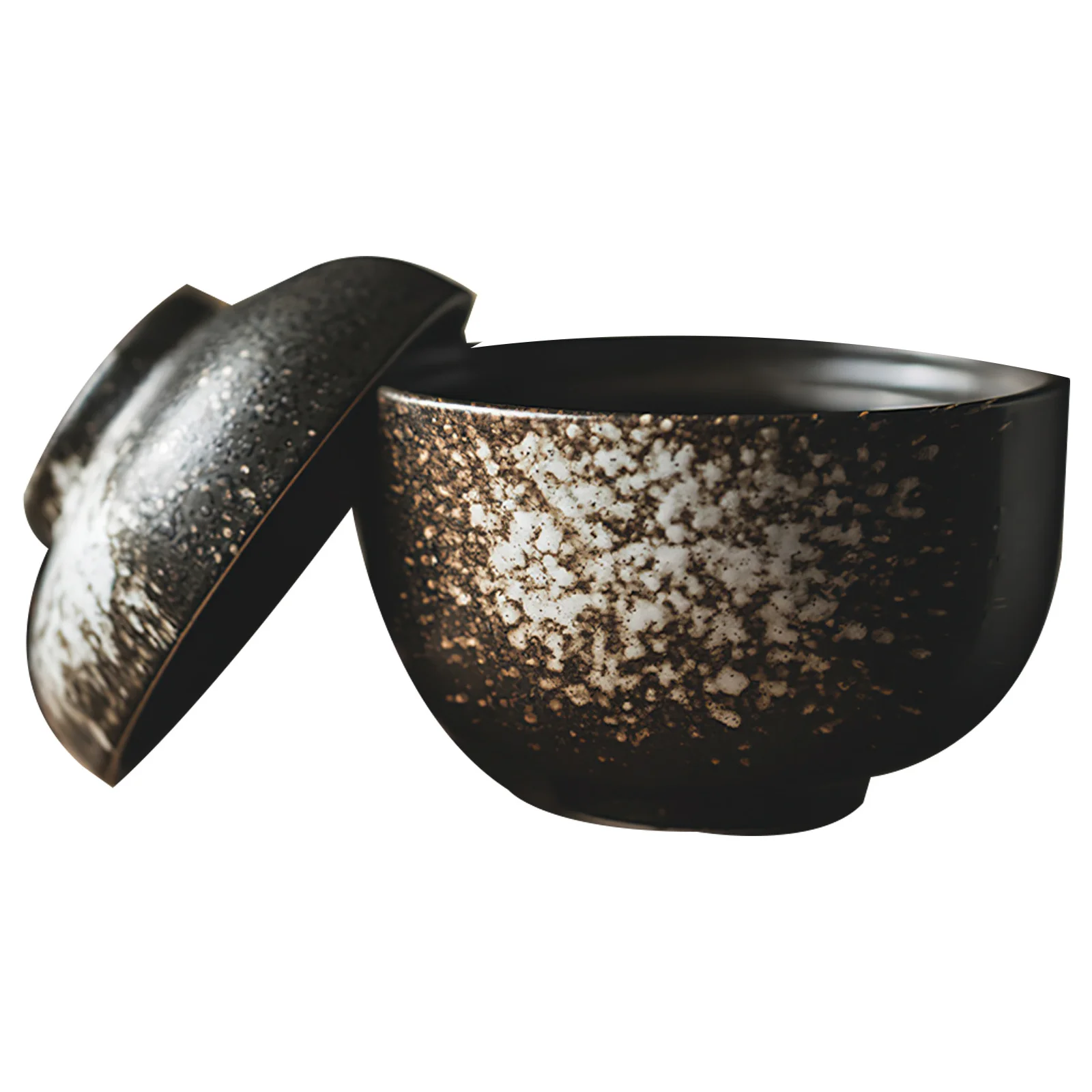 

Lidded Ceramic Stew Pot Classic Design Ideal for Home Restaurant Use Steamed Egg Soup Dessert Serving Bowl Kitchenware