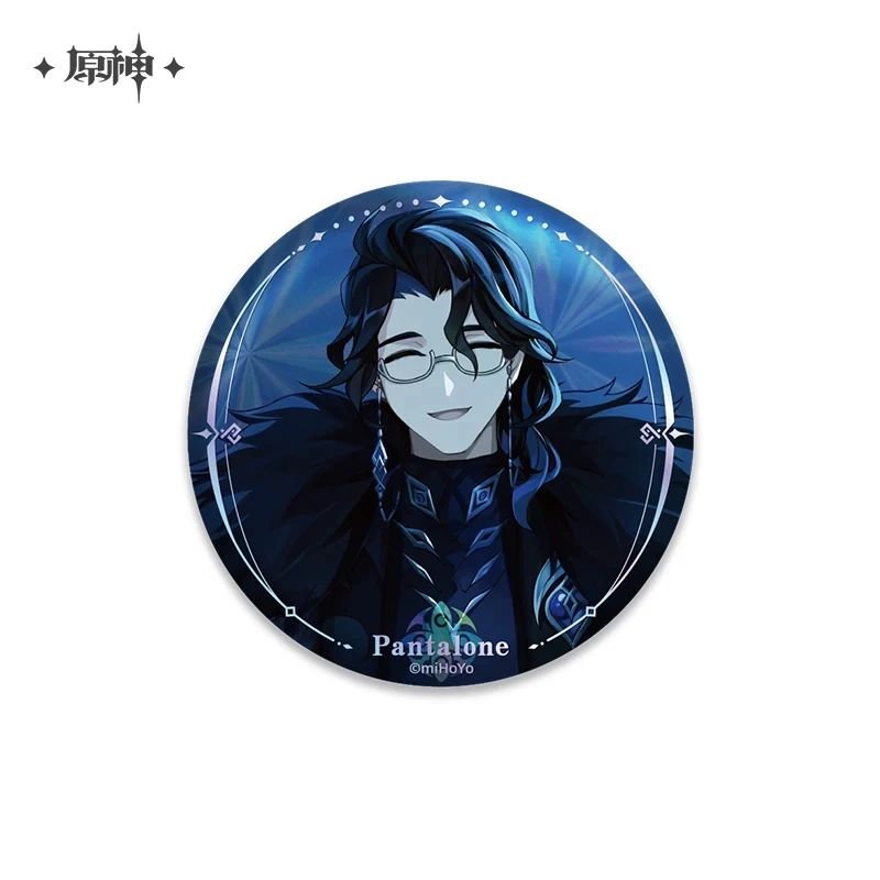 Genshin Impact Official Cosplay Winter Night Foolish Games Series Surroundings Badge Quicksand Acrylic Painting 2