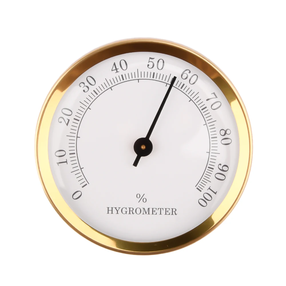 Indoor Outdoor Hygrometer Round Pointer Type Hygrometer High Precision Weather Dial  for Patio Pool Kitchen Garden