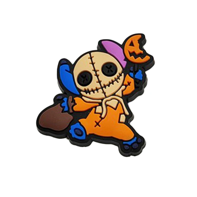 Zapatos de dibujos animados de Disney para Halloween, Charm de zapatos, Zueco decorativo, hebilla de zapato, regalo genial, 20 piezas por juego