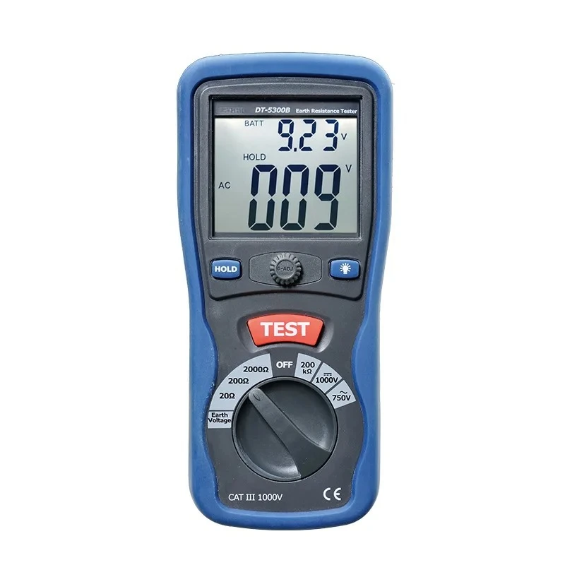 FOR CEM DT-5300B Ground Resistance Meter CEM DT-5302 Portable Ground Resistance Tester