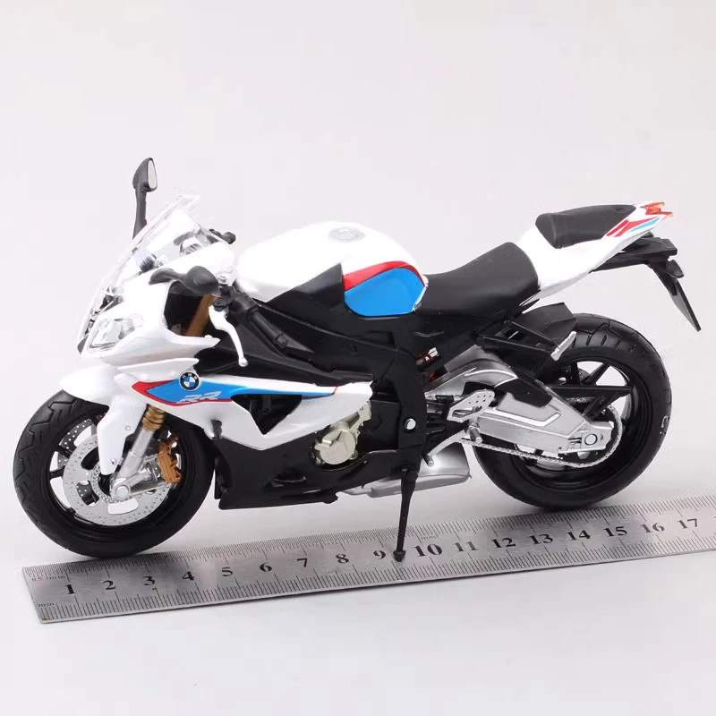 WELLY 1:12 BMW S1000RR 2009 Die Cast Motorcycle Model Toy Vehicle Collection Autobike Shork-Absorber Off Road Autocycle Toys Car