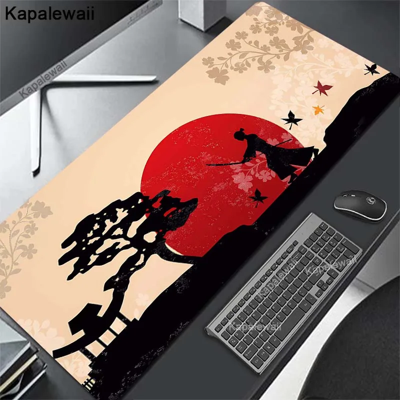 

Large Gaming Mousepad XXL Gamer Japanese Anime ouse Pad Size For Office Long Table Mat Kawaii Desk For Teen Girls For Bedroom