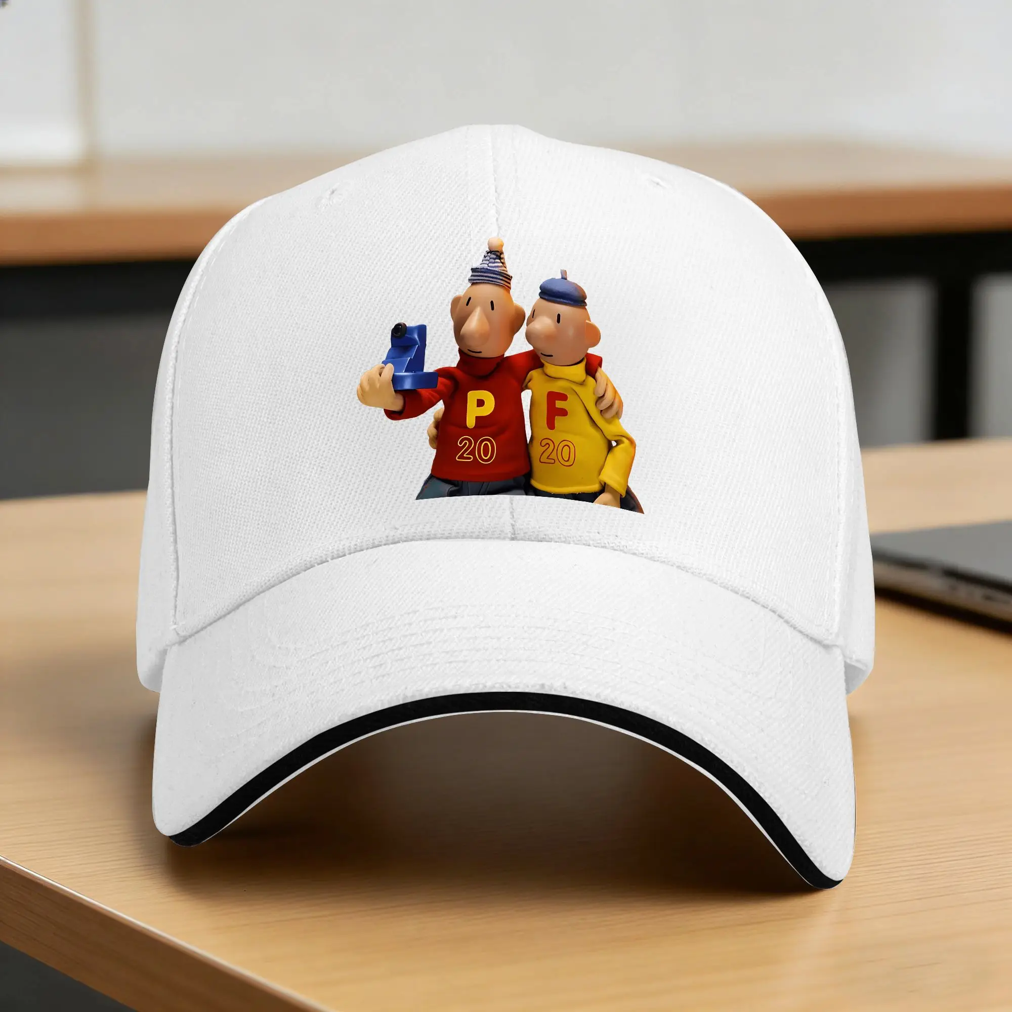 Summer Casual Baseball Cap Pat & Mat Outdoor Sports Trucker Hat For Couple Women Hot Sale  y2k Funny Snapback Cap