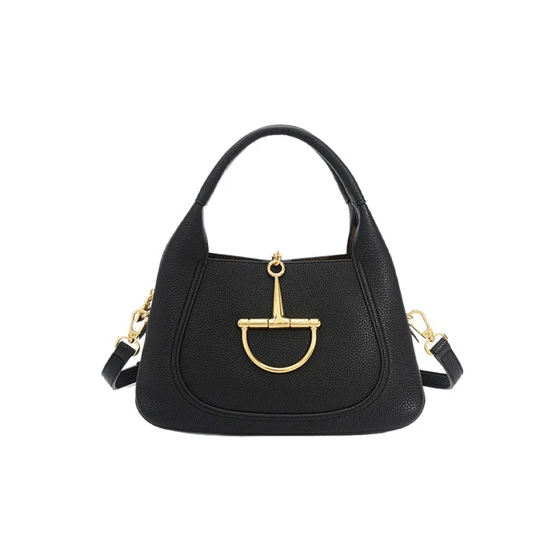 Stylish Solid Color Designer Diaper Bag Women Luxury Leather Tote Large Capacity Elegant Crossbody Handbag For Simple Chic - view 4