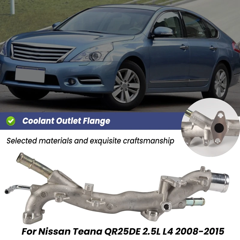 Engine Coolant Outlet Flange For Nissan Teana QR25DE 2.5L L4 2008-2015 11060-JN00A 11060JN00A