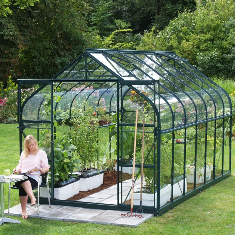 Home backyard garden greenhouse