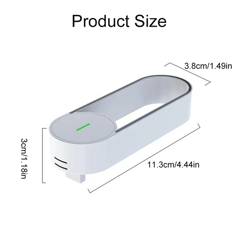 Purificador de aire USB, limpiador de aire para el hogar y el dormitorio, modo de sueño silencioso, elimina el polen, alergias, partículas de polvo