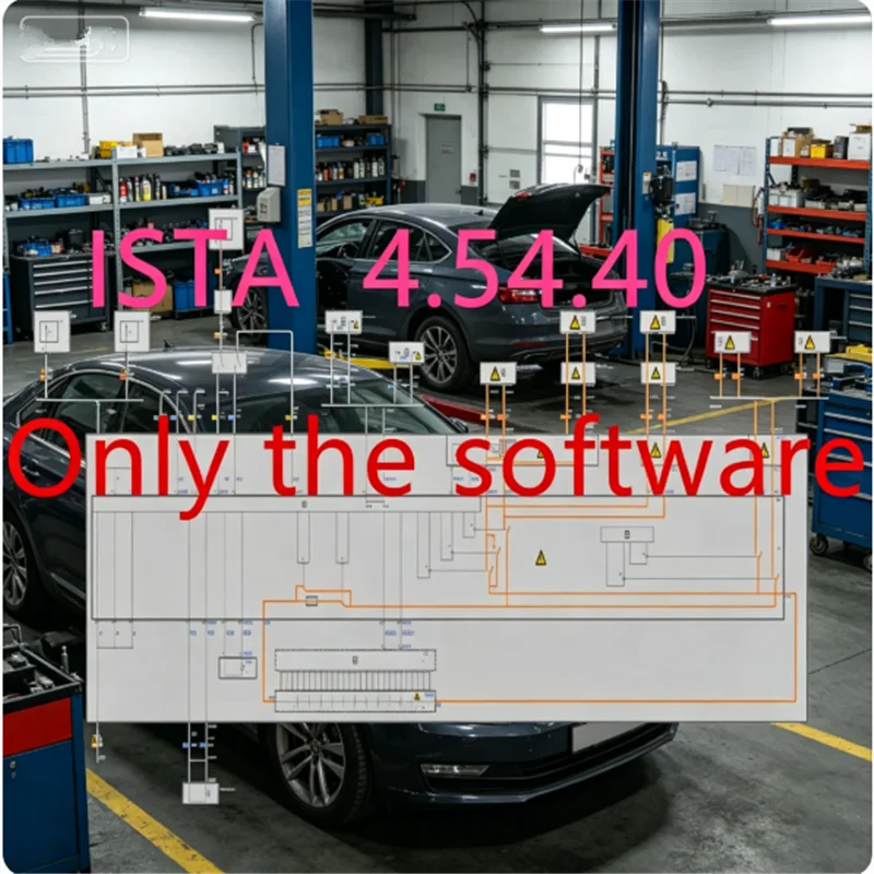 2025 For B-M-W ISTA 4.54.40 Plus Full Diagnostic Software HDD Car Programming PC History Program Map Circuit Diagram Parts