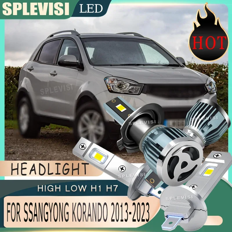 

12v Fog & Rain Resistant Headlight hi/lo beam LED For SSANGYONG KORANDO 2013 2014 2015 2016 2017 2018 2019 2020 2021 2022 2023