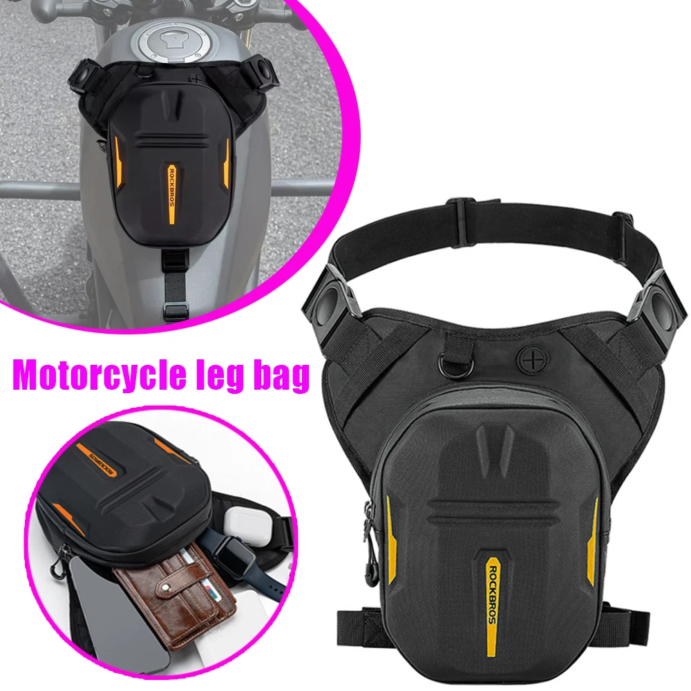 

Motorcycle Leg Bag Waterproof Fuel Tank Bag Phone Storage Bag Expandable Capacity Cycling Travel Waist Bag Outdoor Travel Bag