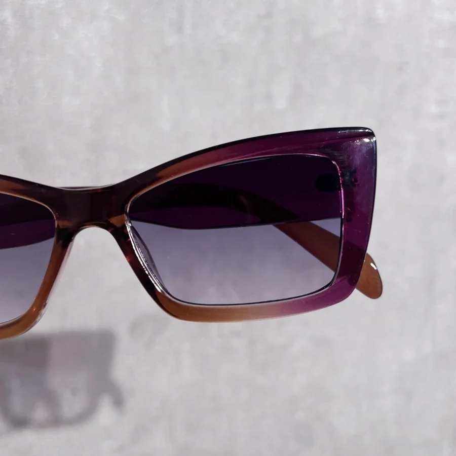 1 قطعة نظارات الموضة النسائية نمط جديد حساسة إطار صغير عين القط أنيقة متعددة الاستخدامات عادية العصرية نمط الشارع عيد الميلاد ديكورا