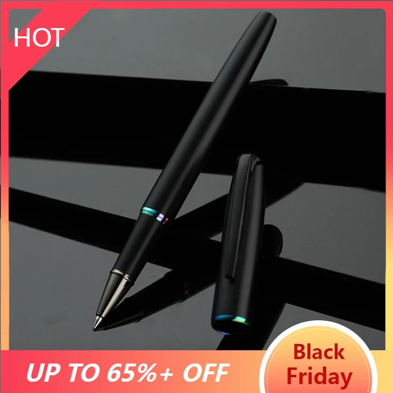 Picasso Luxury Mb Gel Pens Black 0.5mm,unique Design Rollerball Pen with Black Clip Smooth Writing School Supplies Office Gift