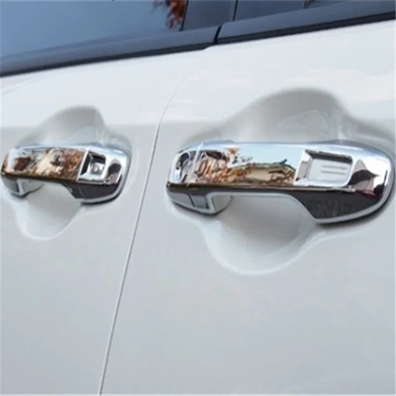 

WELKINRY For Toyota Noah Voxy R80 3rd Generation 2014-2021 Esquire ABS Chrome Outer Car Body Door Bowl Handle Doorknob Cap Trim