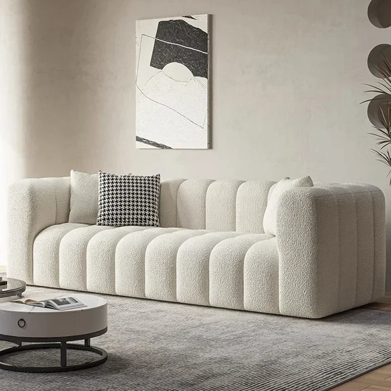 Funky Puff White Sofa Nordic Luxury Relaxing Modern Sofas Living Room Woonkamer Banken Modern Patio Sillon CamaHotel Furniture