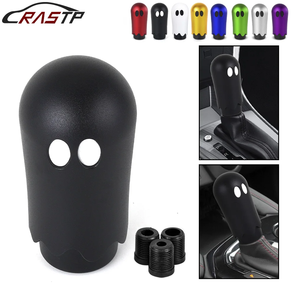 

RASTP-Универсальная ручка переключения передач M8 M10 M12 JDM Ghost, милая автомобильная ручка переключения передач в стиле Хэллоуина с адаптерами RS-SFN204
