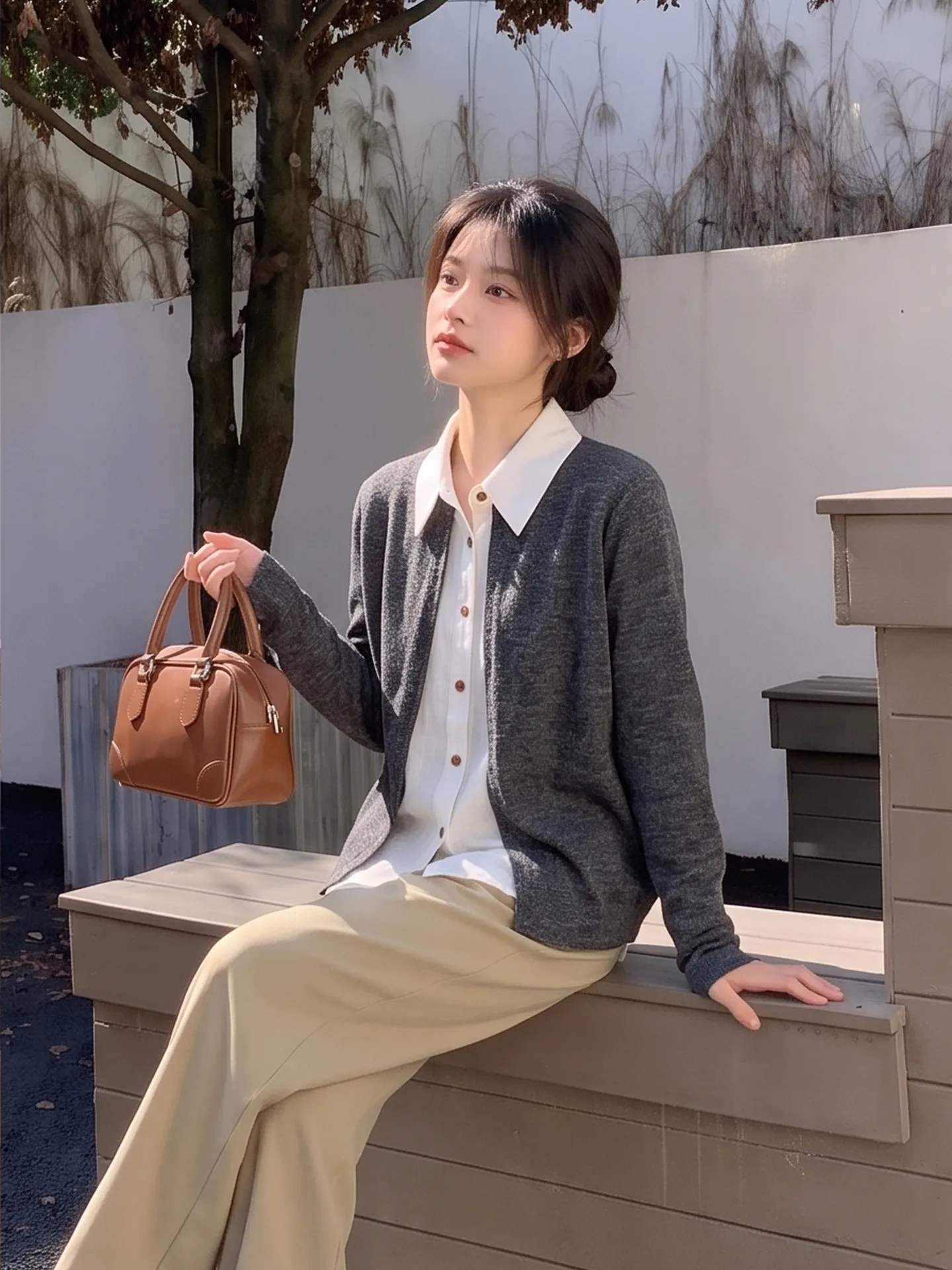 빈티지 스타일 여성용 긴팔 셔츠 출퇴근 패션 패치워크 - Vintage Fashion Years 리뷰 및 가격