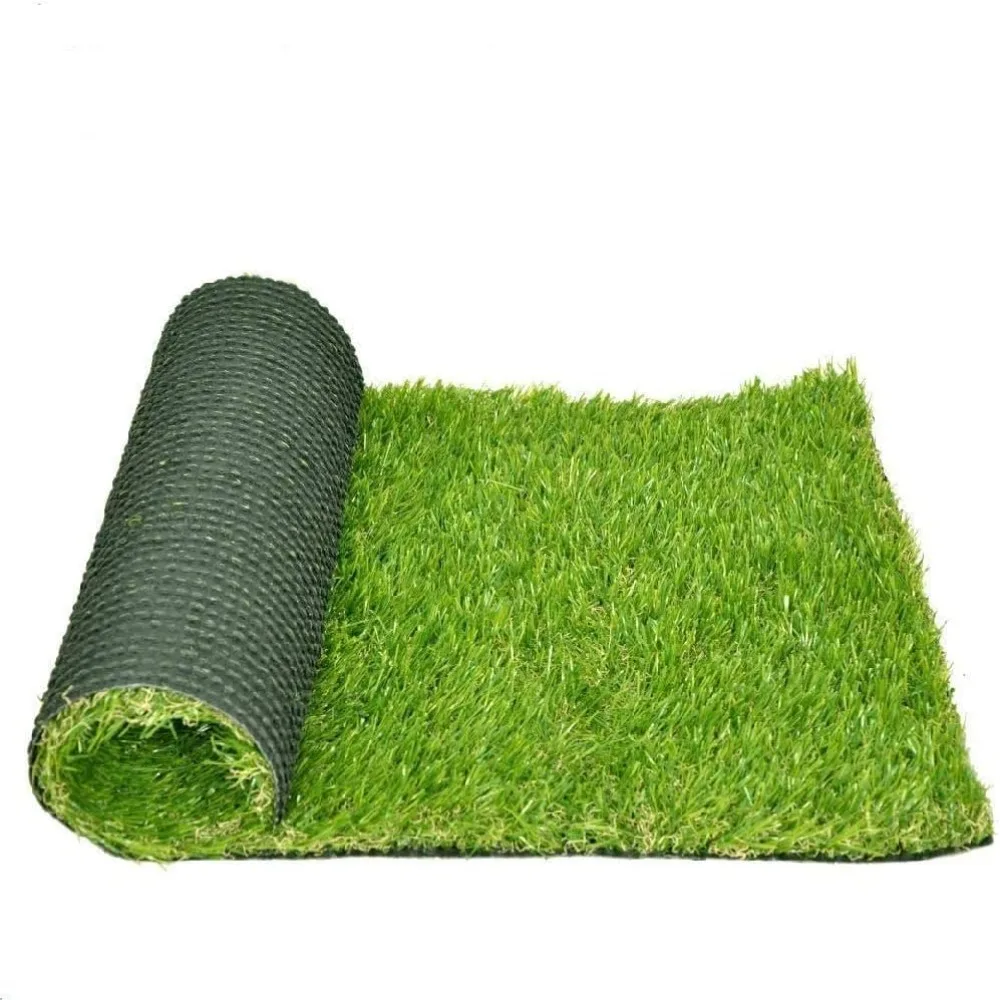 

Artificial Grass Turf Fake Grass Rug 5FT X 10FT, 1.38inch Pile Height High Density Faux Grass Indoor Outdoor Non Toxic Astroturf