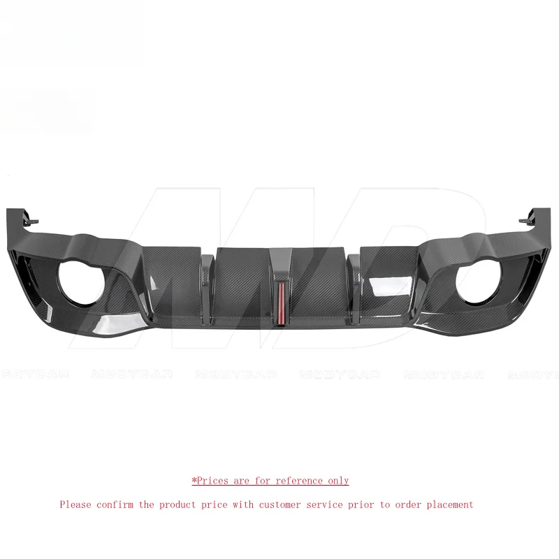 Dry Carbon Fiber Rear Diffuser for 2021-2022 Vw Golf 8 Gti R-Line