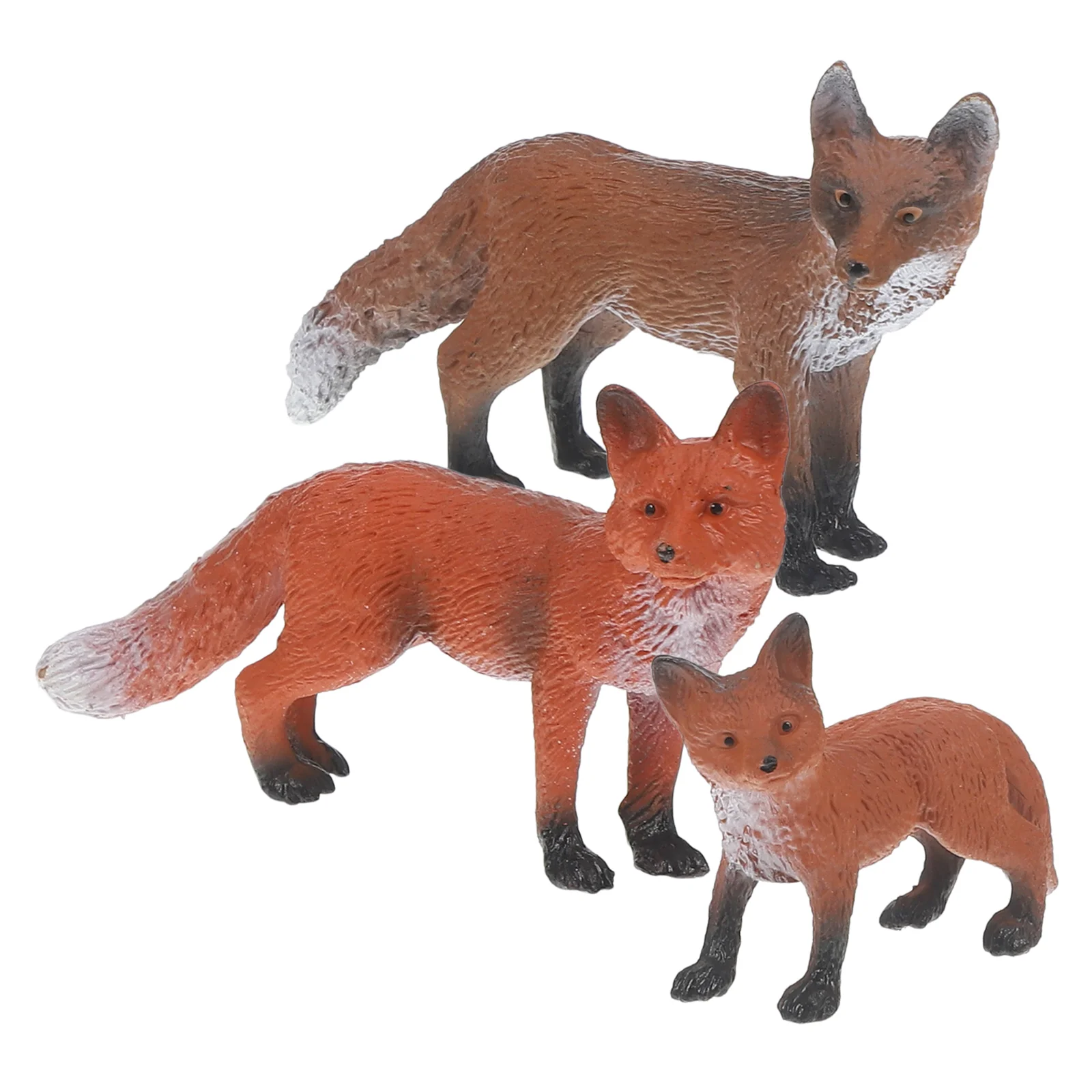 

3 Pcs Kids Playing Toy Animal Model Toys Wild Figure Realistic Fun Toddler for Boys