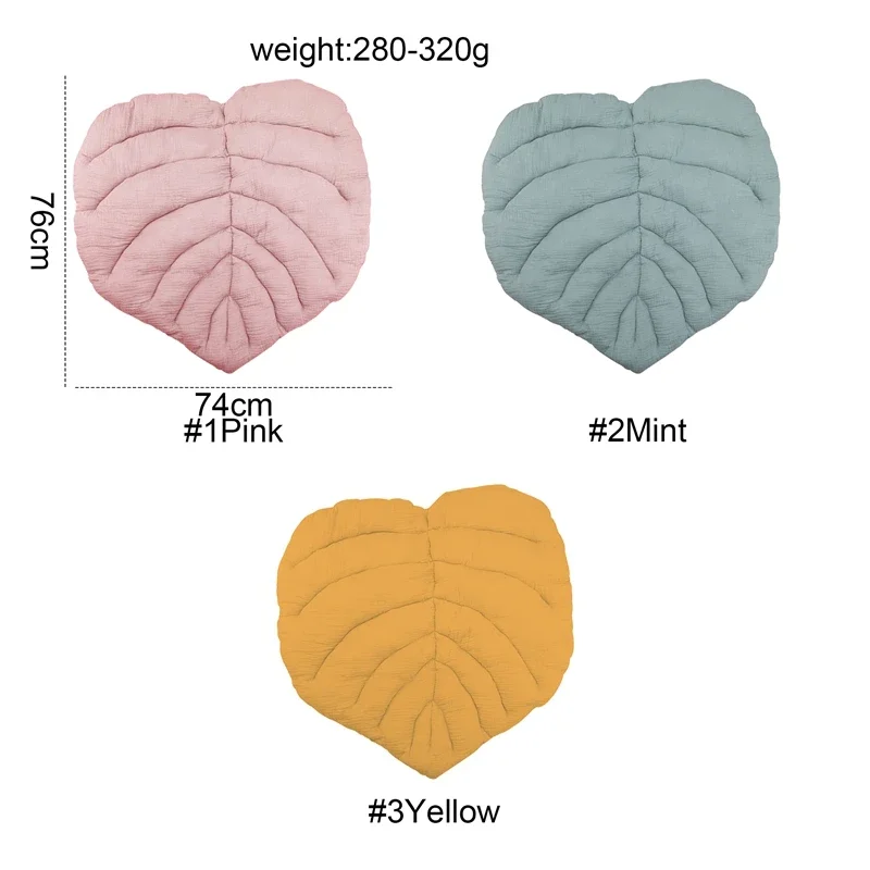 Cobertor de folha de algodão tapete macio criança rastejando desenho animado tapete de brincar decoração de quarto infantil