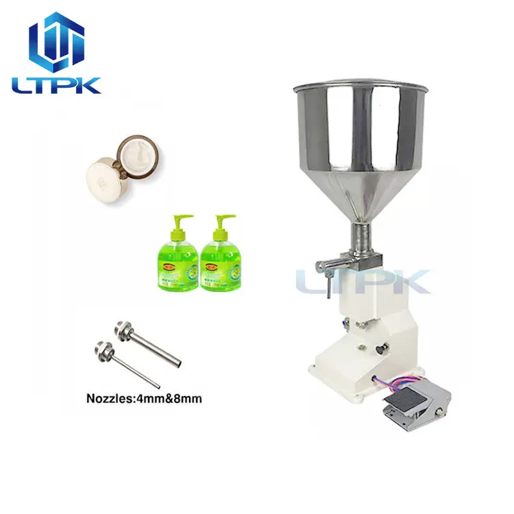 

A03 Tomato Sauce Paste Baby Food Pouch Filling Machine with Control Yoghurt Honey Pastry Cream Chocolate Spread Manual Filler