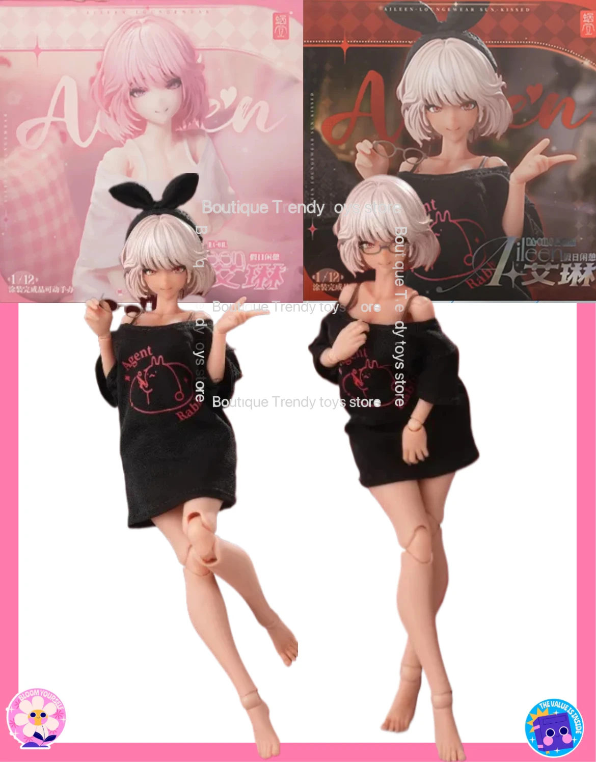 

В наличии, оригинальная упаковка: SnailShell Aileen RA-01L RA-01LS, подвижная фигурка в масштабе 1/12, 155 мм, из ПВХ, АБС, ПОМ, со сменными лицами и руками.