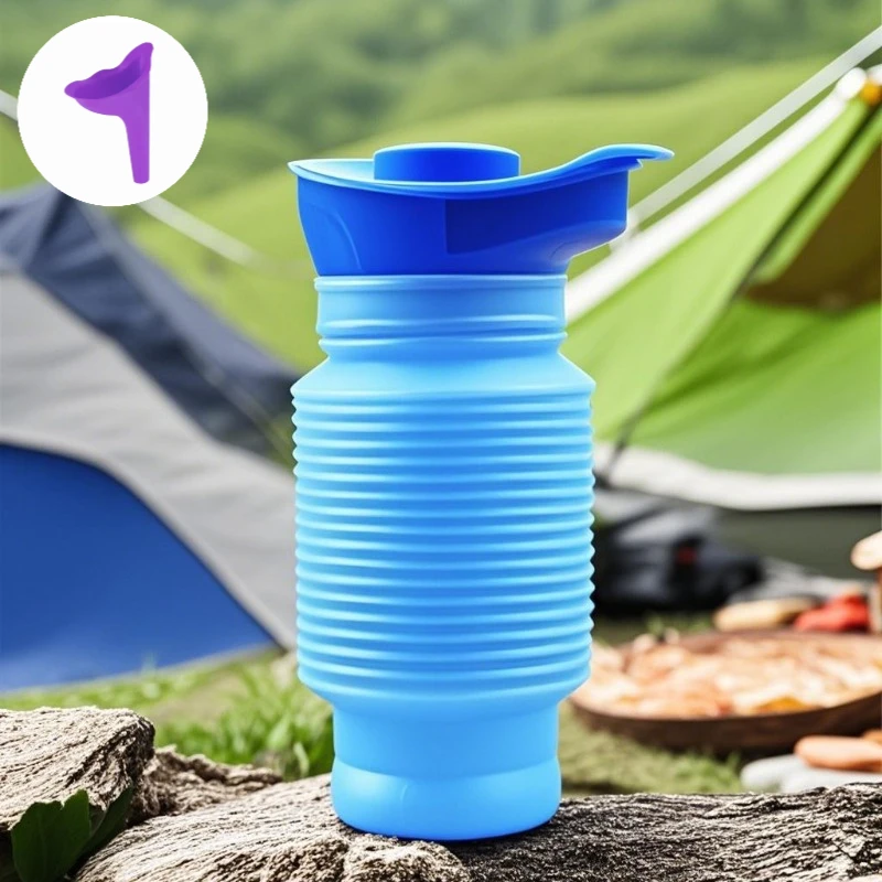 

Портативный писсуар 2025 для мужчин и женщин — автомобильный дорожный туалет, воронка для мочи на открытом воздухе, аварийный горшок для детей и взрослых