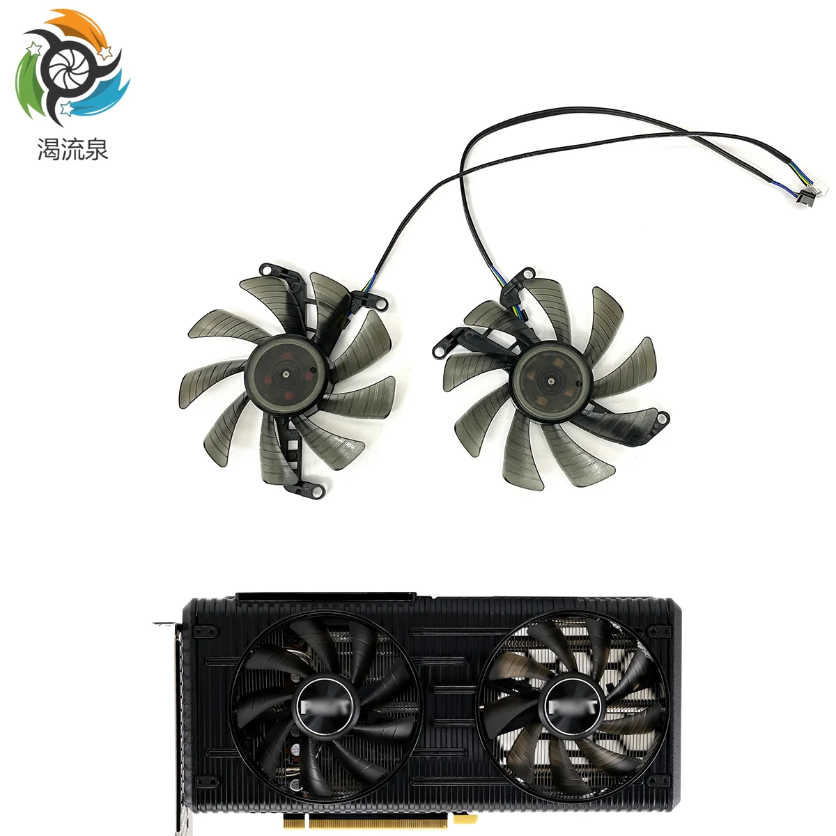 

New 85MM FY09015M12LPA Cooling Fan For Kuroutoshikou Palit RTX 3050 3060 3060Ti Dual OC Graphics Cooler Cooler Fan TH9215S2H-PAA