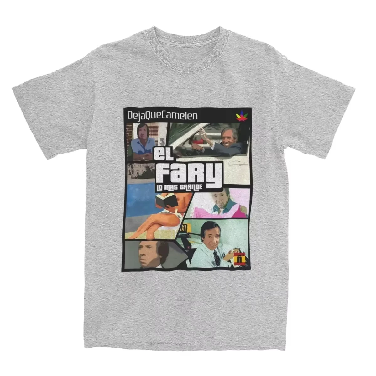 تي شيرت Streetwear El Fary تي شيرت إسباني للترفيه للكبار على الشاطئ Y2K ملابس غير رسمية بأكمام قصيرة أساسية