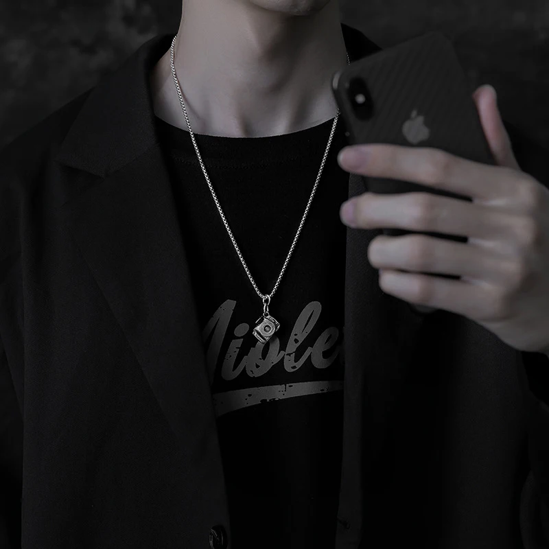 شخصية صورة كاميرا الإسقاط قلادة مخصصة الإسقاط قلادة مع صورة داخل الهدايا للنساء الرجال زوجة الزوج