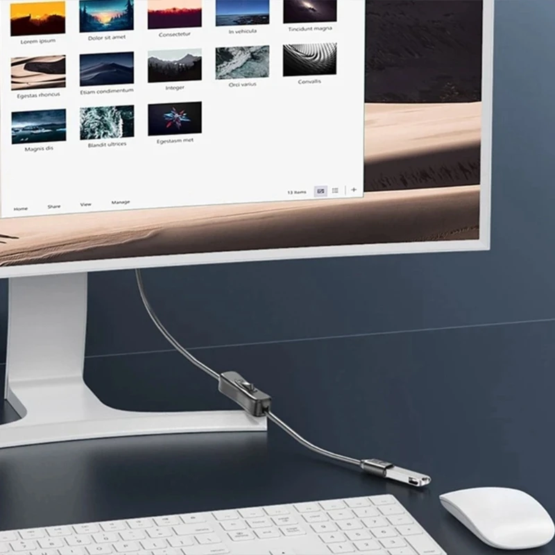 USB3.0 Extension Cable With Power Button 5Gbps Data Transfer Male To Female Extend Cord 3.3Ft For Keyboard Power Switch