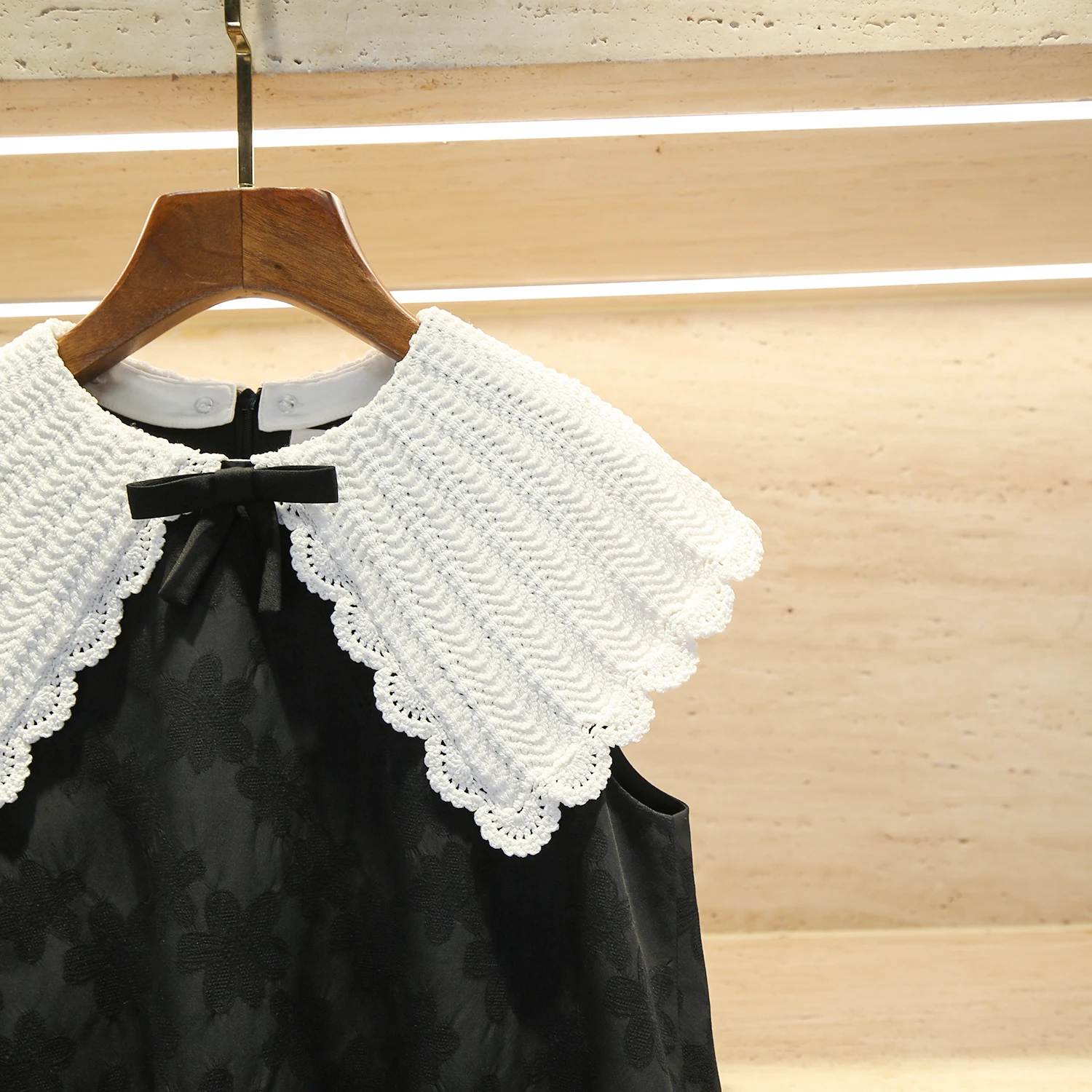 Maglia estiva di fascia alta Bla Dr Hepburn Sle Svel Colletto rovesciato da donna Dr Primavera Estate Autunno Faion Ladi...