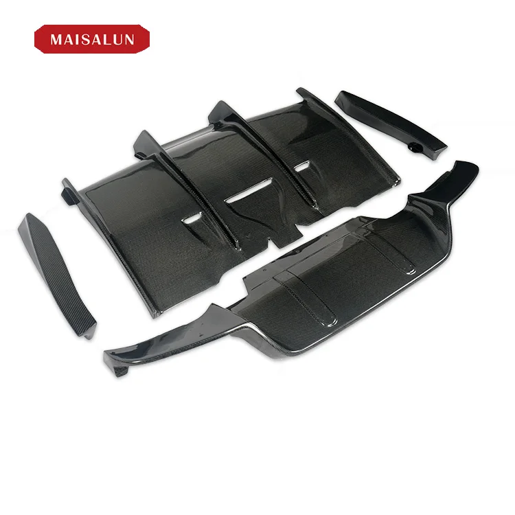 

carbon fiber PSM style rear diffuser For BMW 6 series M6 F06 F12 F13 M Sport 2012-2014 rear car bumpers diffuser body kit