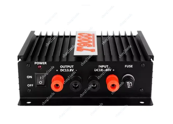 Black T9000 marine power supply regulator 80A transformer 24V to 13.8V chart machine high frequency step-down