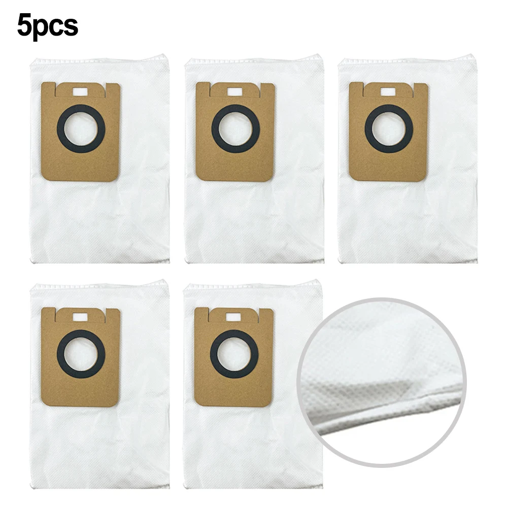 5 Pack Dust Bag Compatible With Dreametech Z10 Pro Robot Vacuum Self-Emptying Garbage Bag Dirty Bags Vacuum Cleaner Accessories