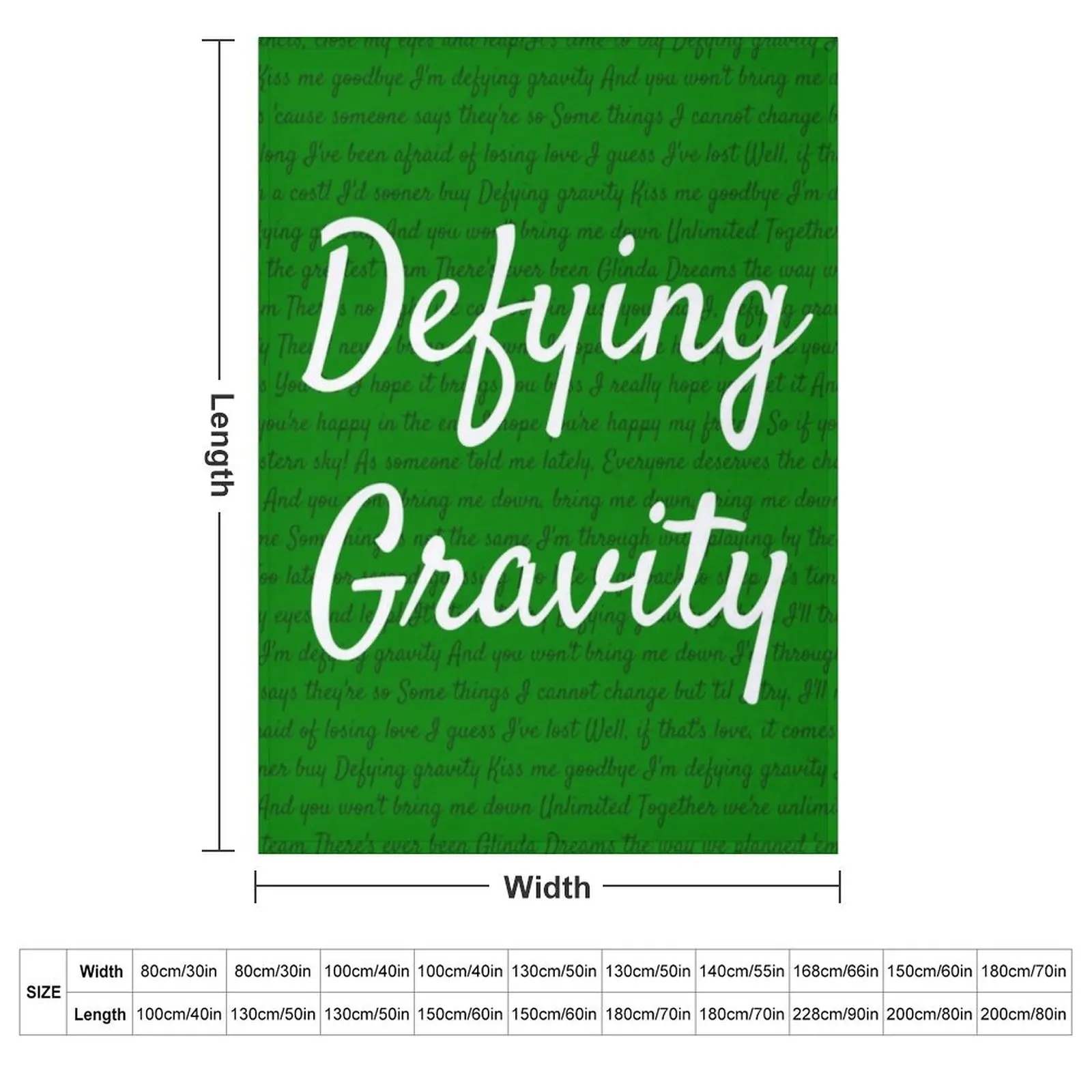 Defying gravity Throw Blanket Loose Comforter Decoratives heavy to sleep Blankets For Baby Flannels Blankets