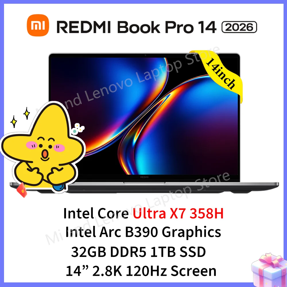 Xiaomi REDMI Book Pro 14 32GB 1TB Ultra5 338H Laptop