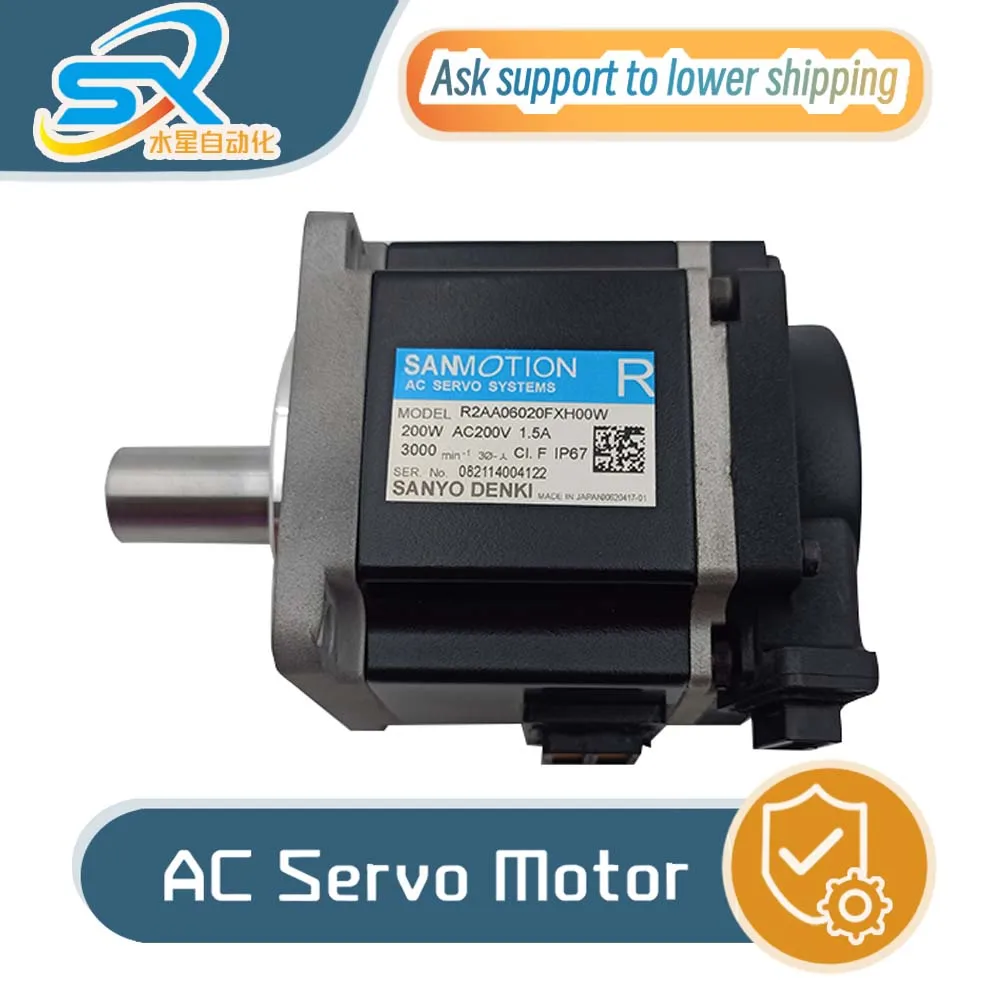 Sanyo Primary source of goods Servo Motor R2AA06020FXH00W 200W For Robotics Industriall Automation