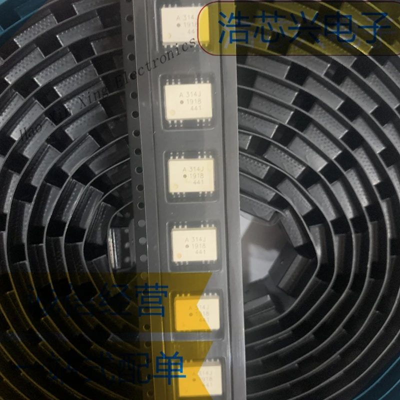 

HCPL-314J SOP12 Silk screen A314J optocoupler HCPL-314J-500E high-speed optocoupler 0.4A IGBT Gate Drive