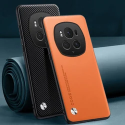 Funda de cuero PU de lujo para Honor Magic 6 Pro, funda trasera de silicona de protección completa para Honor Magic 6 Lite 5G Magic6