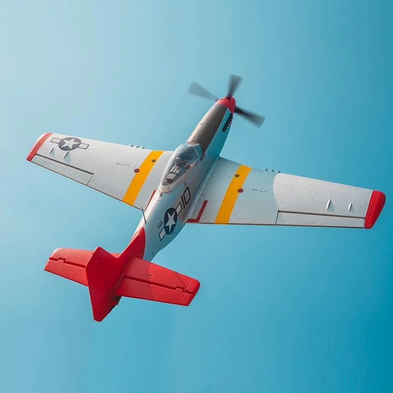 Blue Arrow 850mm P51 Mustang Afstandsbediening Elektrische Tweede Wereldoorlog Beginnende Toegangsvliegtuigen Vaste Vleugel RC Speelgoed PNP/RTF Versie