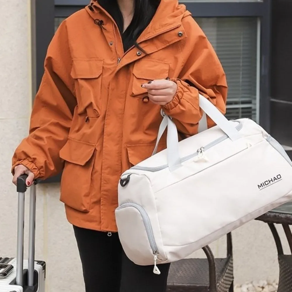 

Wet Dry Separation Travel Duffel Bag Waterproof Durable Travel Luggage Bag Large Capacity Wear resistant Gym Shoulder Bag