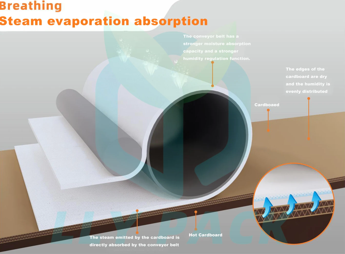 Anti-Collision Edge 10mm Thickness Aramid Kevlar Cotton Double Facer Conveyor Belt For Corrugated Cardboard Machine