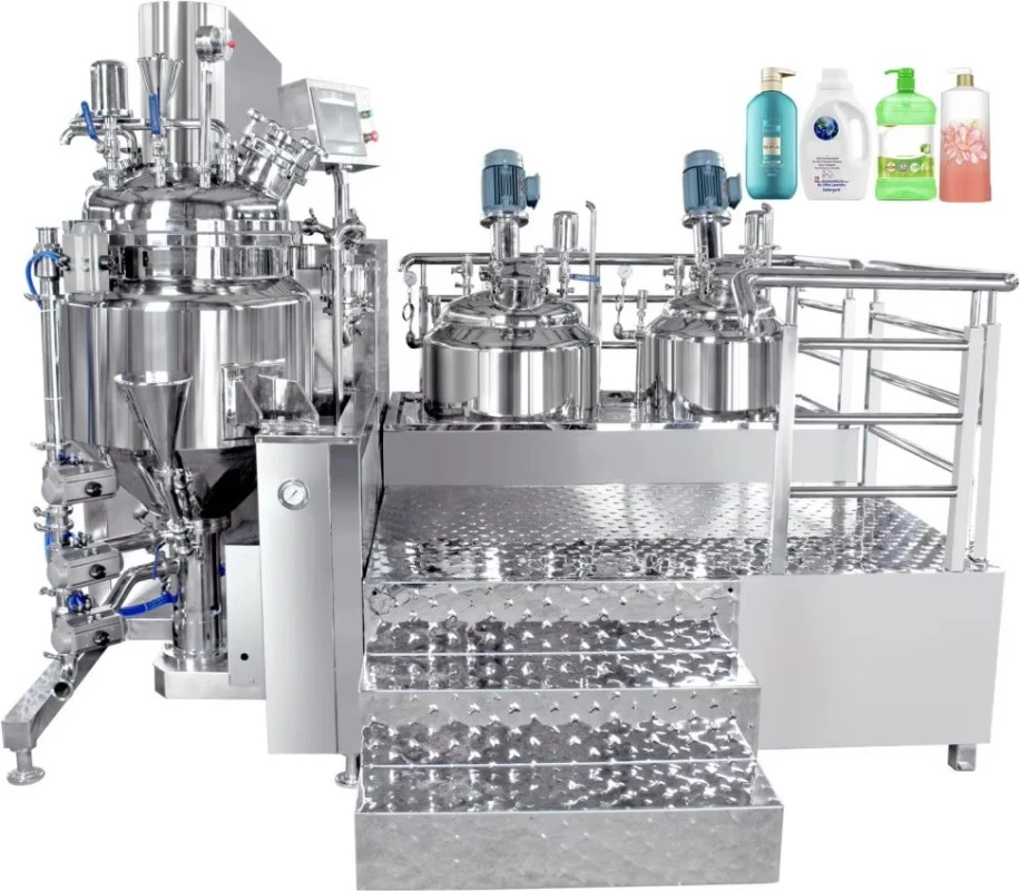 Homogenizer Mixer for Shampoo Liquid Detergent Dishwasher Soap Bath Lotion Making Machine Custom