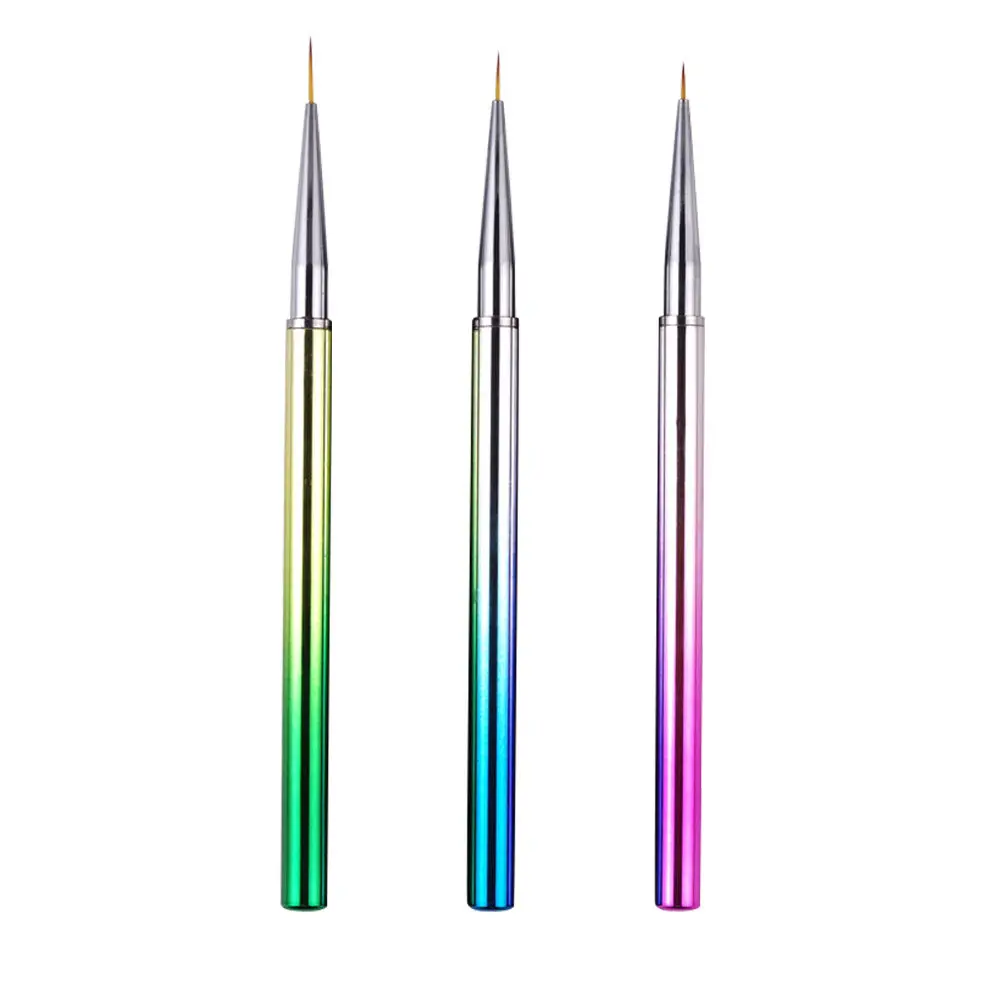 3Pcs Nail Art Thin Tip Painting Pen Set for Fine Details Lines Flowers Nail DIY Painting Tool Paiting for Nails